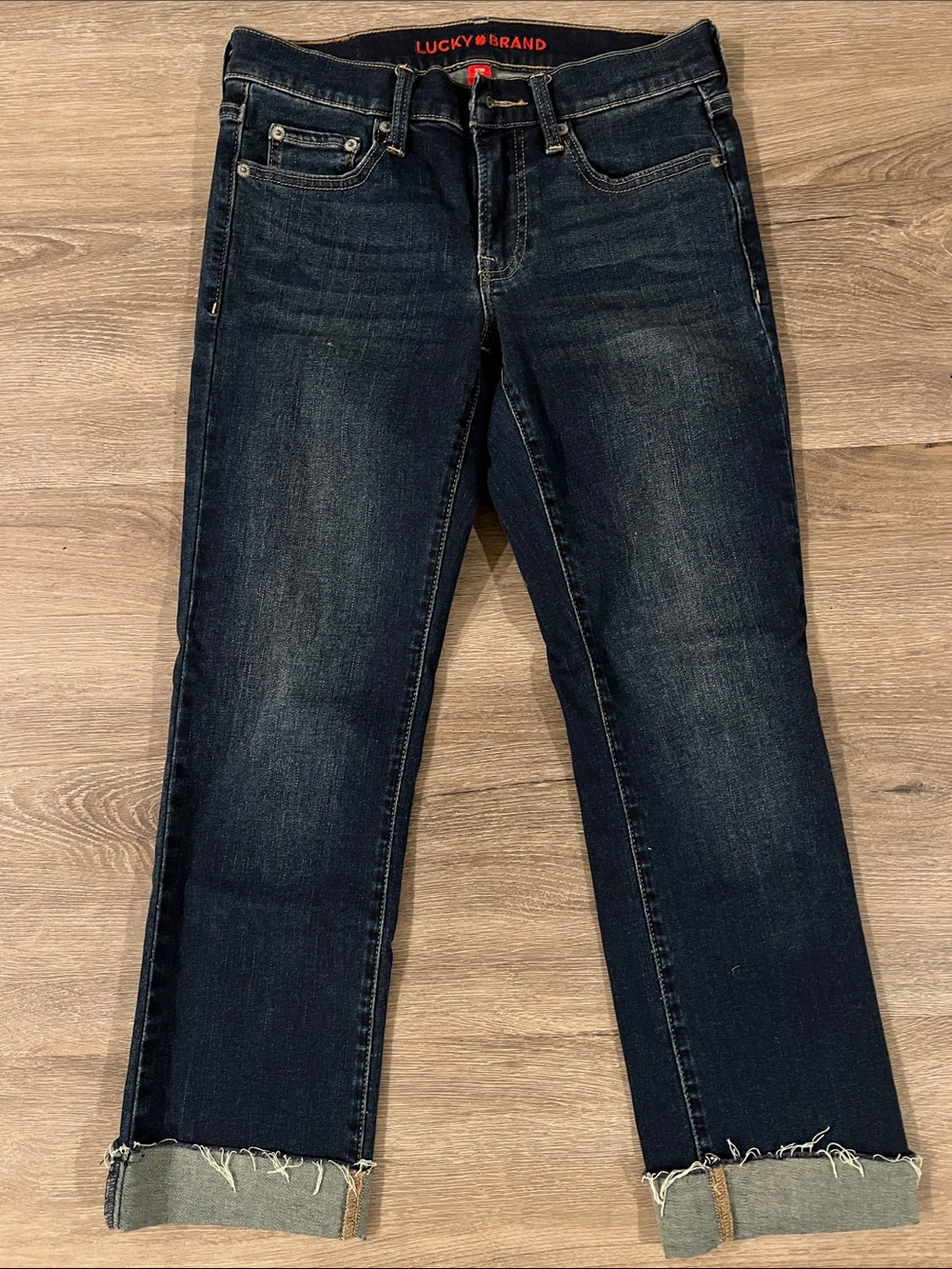 Lucky Brand Sweet Mid Rise Crop